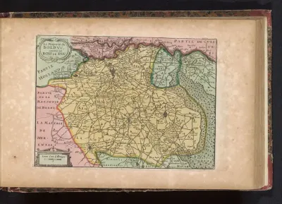Kaart van de meierij van 's-Hertogenbosch