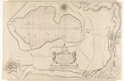 Kaart van de Naardermeerpolder