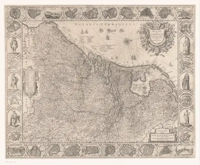 Kaart van de Nederlanden, 1631