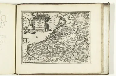 Kaart van de Nederlanden, 1726