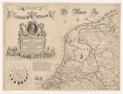 Kaart van de Noordelijke Nederlanden