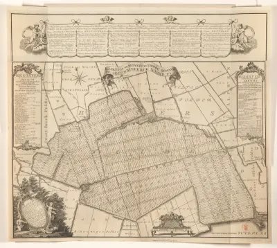 Kaart van de Noordplaspolder