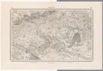 Kaart van de omgeving van Arnhem