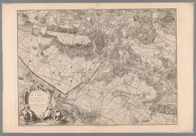 Kaart van de omgeving van Châteaufort en Versailles