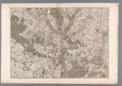 Kaart van de omgeving van Saint-Cloud