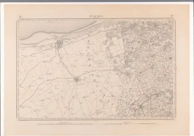 Kaart van de omgeving van Sint-Winoksbergen