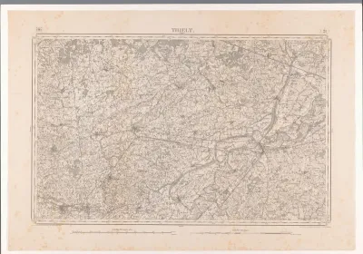 Kaart van de omgeving van Tielt