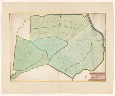 Kaart van de Oost Bijlmer- en Gein en Gaasperpolder