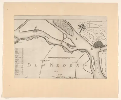 Kaart van de Overwaard (deel rechtsboven)