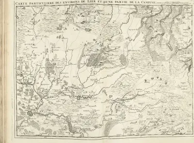 Kaart van de provincie Antwerpen, 1706