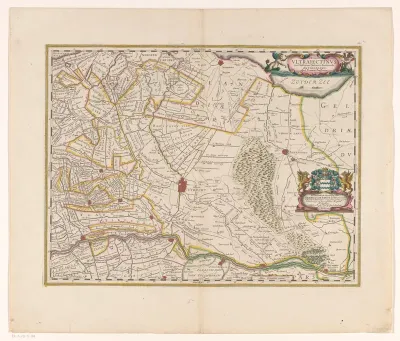 Kaart van de provincie Utrecht