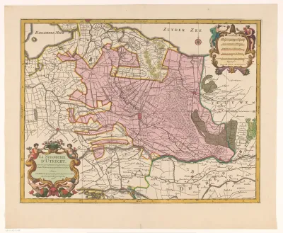 Kaart van de provincie Utrecht