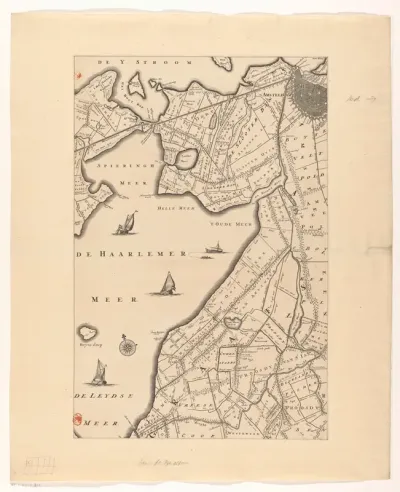 Kaart van de provincie Utrecht (eerste deel van boven)