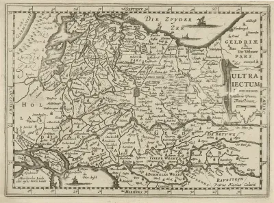 Kaart van de provincie Utrecht