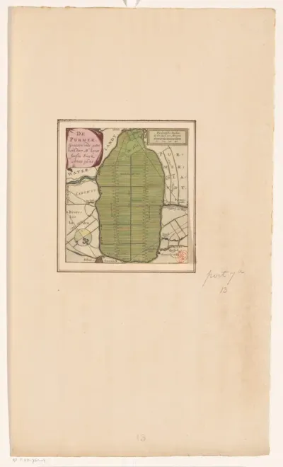 Kaart van de Purmer