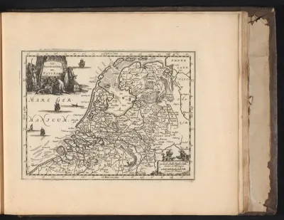 Kaart van de Republiek der Zeven Verenigde Nederlanden, 1697