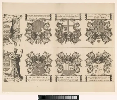 Kaart van de Ring van Putten (wapenrand)
