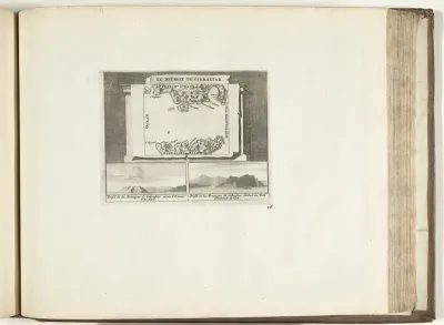 Kaart van de Straat van Gibraltar, 1726