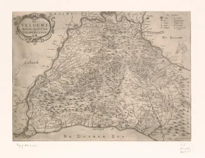 Kaart van de Veluwe