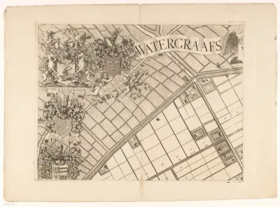 Kaart van de Watergraafsmeer (deel linksboven)