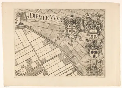 Kaart van de Watergraafsmeer (deel rechtsboven)
