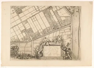 Kaart van de Watergraafsmeer (deel rechtsonder)