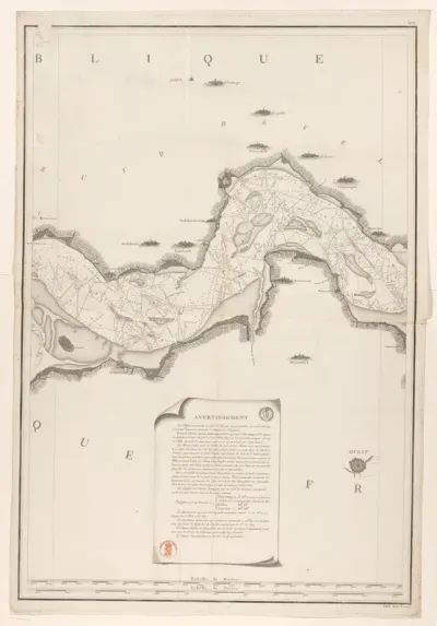 Kaart van de Westerschelde (tweede deel)