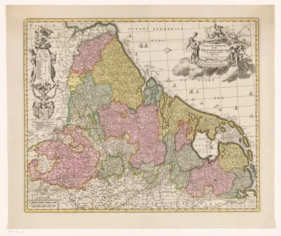 Kaart van de Zeventien Provinciën