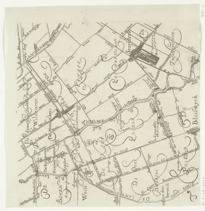 Kaart van Delfland (blad rechtsboven)