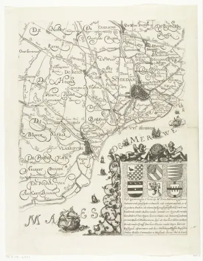 Kaart van Delfland (blad rechtsonder)