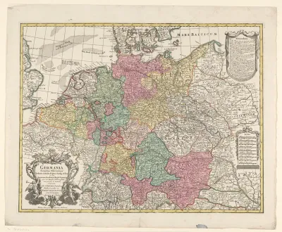 Kaart van Duitsland