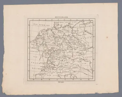 Kaart van Duitsland