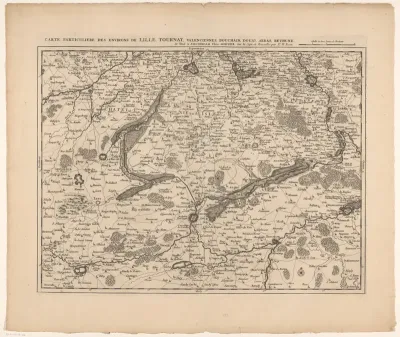 Kaart van Frans-Vlaanderen