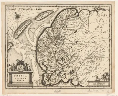 Kaart van Friesland