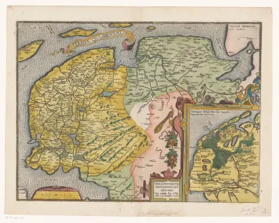 Kaart van Friesland