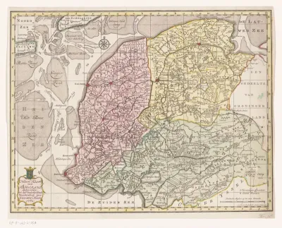Kaart van Friesland