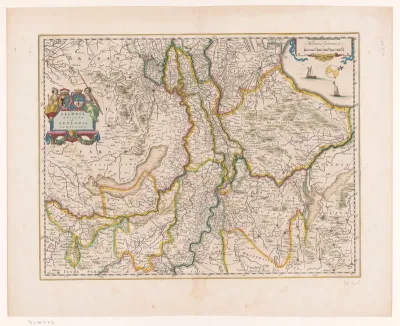 Kaart van Gelderland