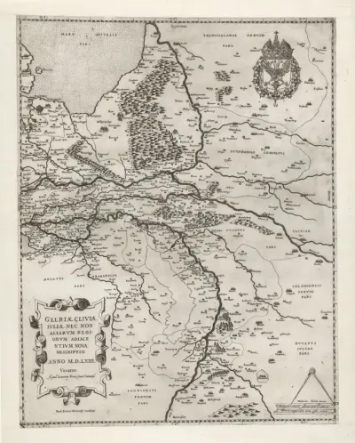 Kaart van Gelderland