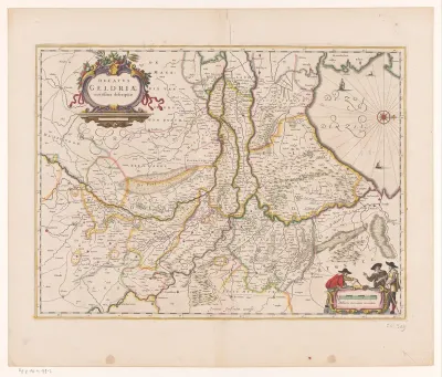 Kaart van Gelderland