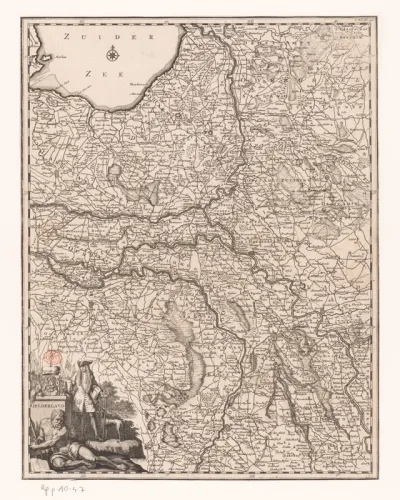 Kaart van Gelderland