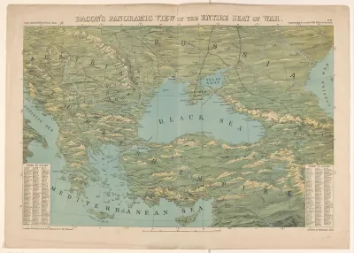 Kaart van Griekenland en Klein-Azië