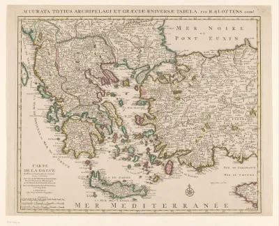 Kaart van Griekenland