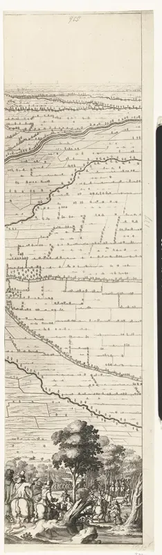 Kaart van het beleg van Diksmuide (rechterblad), 1647