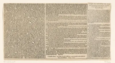 Kaart van het beleg van Huis te Gennep (tekstblad vervolg), 1641