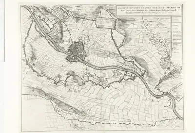 Kaart van het beleg van Maastricht, 1632