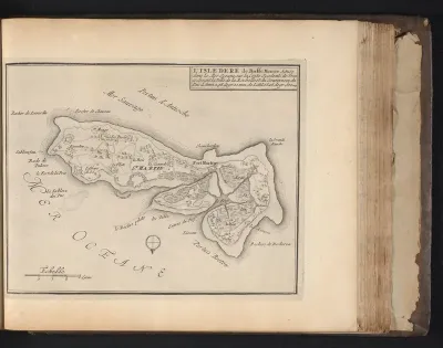 Kaart van het eiland Ile de Ré, ca. 1695