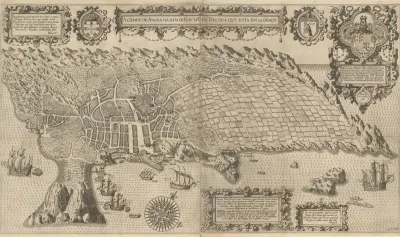 Kaart van het eiland Terceira