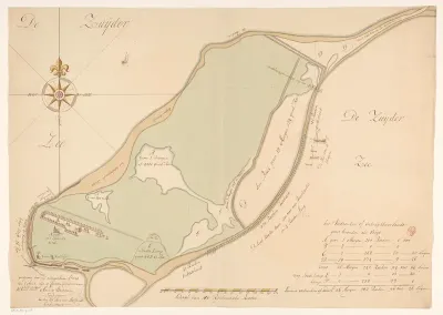 Kaart van het eiland Urk