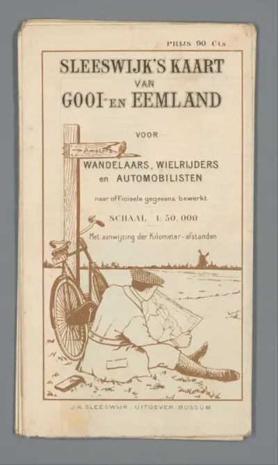 Kaart van het Gooi en Eemland