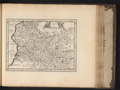 Kaart van het graafschap Artesië, 1697
